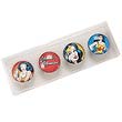 Wonder Woman Glass Magnet Set 4-Pack